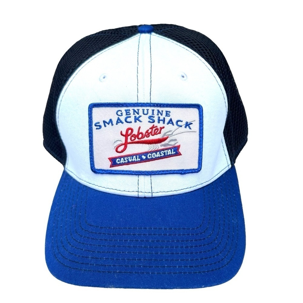 Smack Shack Lobster Hat Cap Mesh Back Trucker New Era 39 Men SZ Large XL Coastal